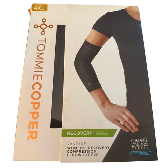 Tommie Copper Vitality Recovery Compression Elbow Sleeve, Women's Size 4XL, NWT - Picture 1 of 3